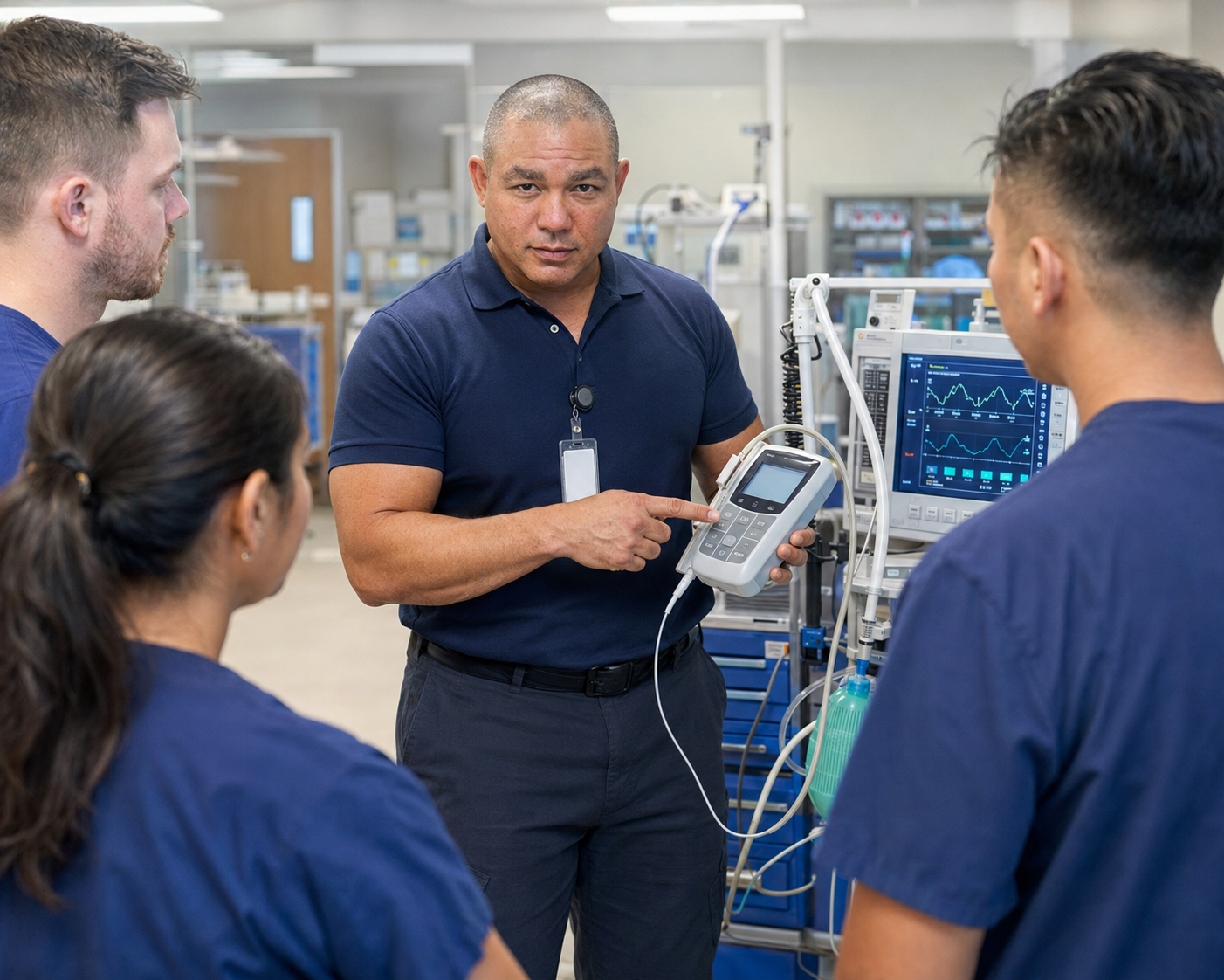 Devin Lockett, biomedical equipment technician
