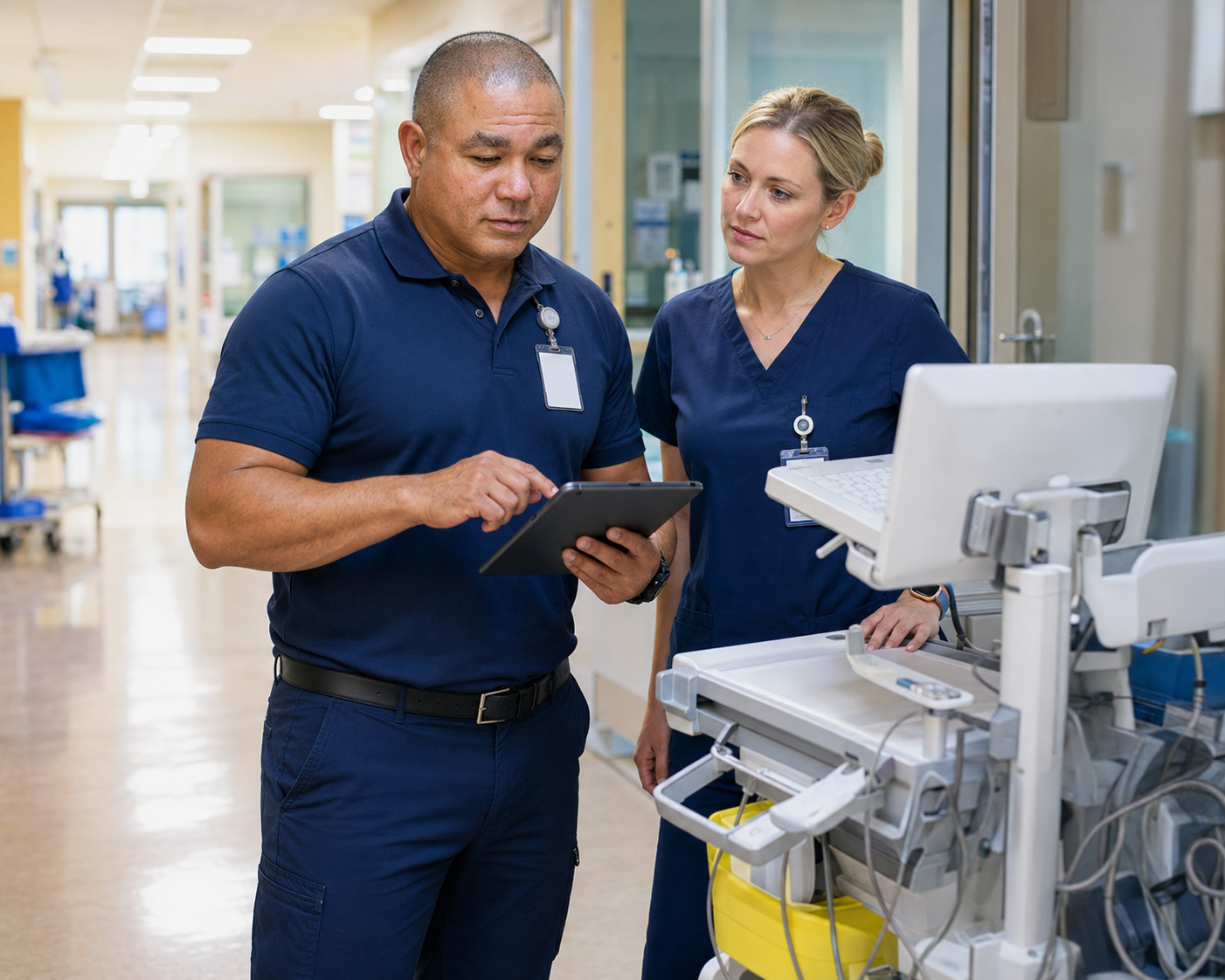 Devin Lockett, biomedical equipment technician